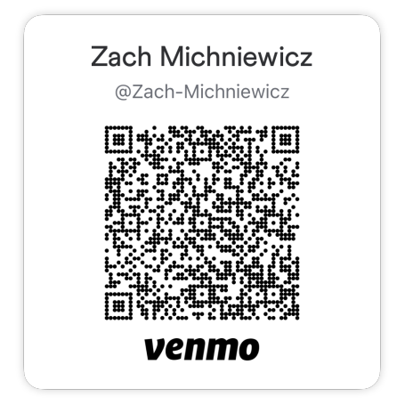Zach's Venmo